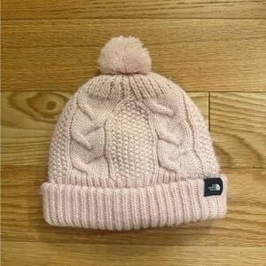 The North Face Light Pink baby girl Knit Hat